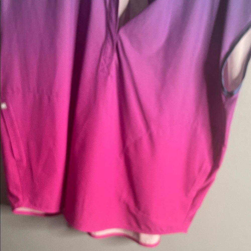 Figs Technical Collection Top in Pink and Purple